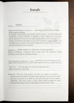 Christian Word Mapping Journal
