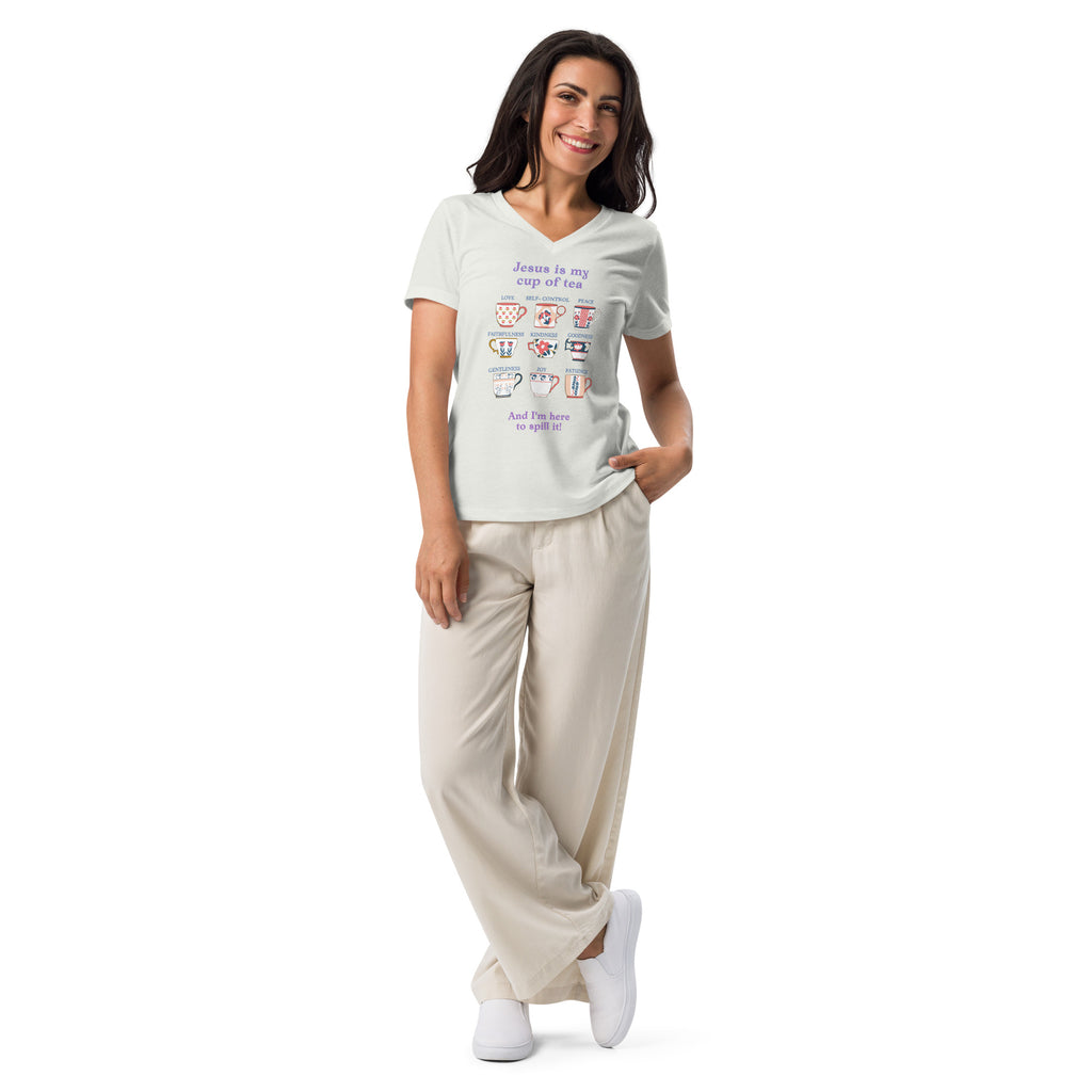 Jesus is my Cup of Tea Christian Women's T-Shirt