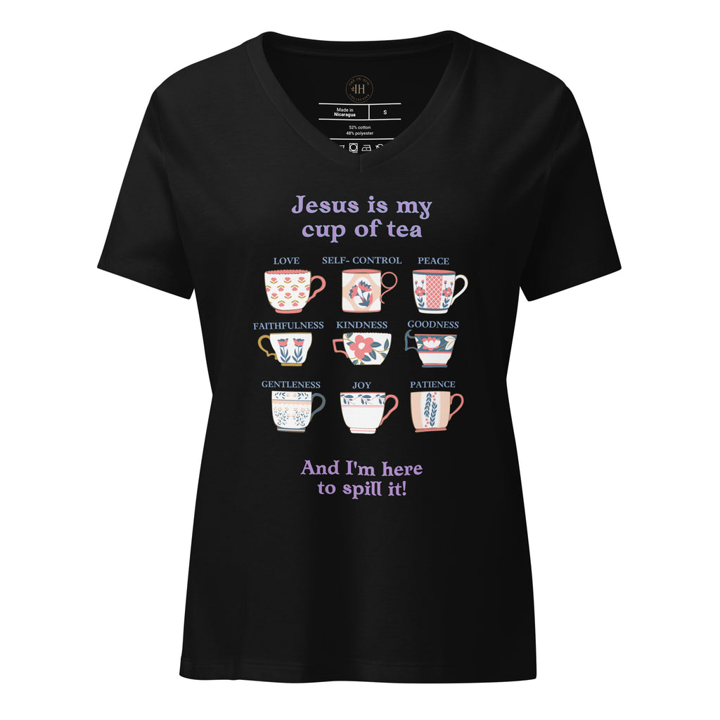 Jesus is my Cup of Tea Christian Women's T-Shirt