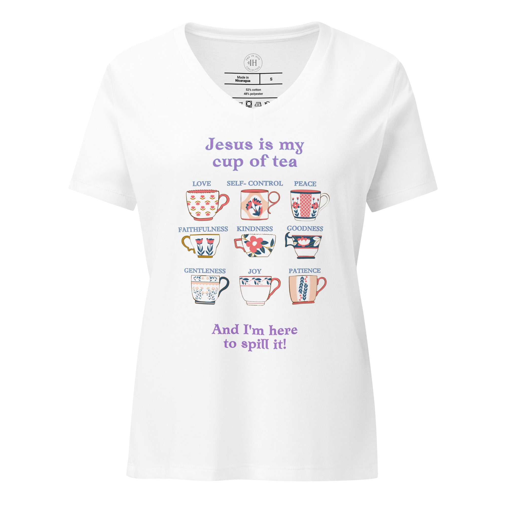 Jesus is my Cup of Tea Christian Women's T-Shirt